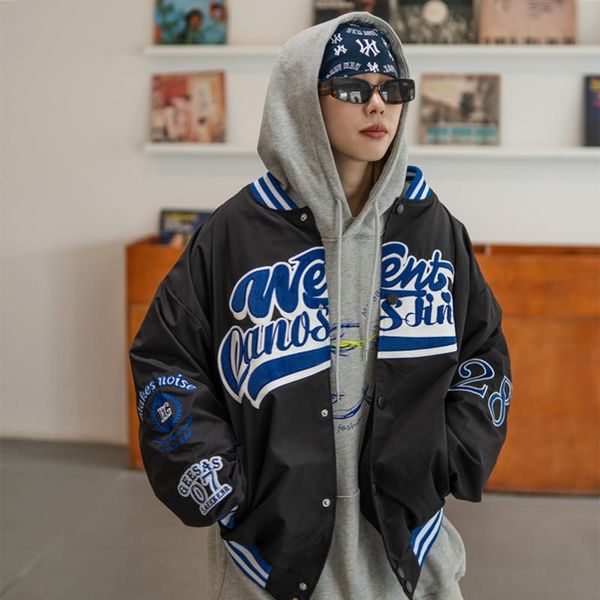 women's jackets 2021 winter oversized letters baseball uniform loose street harajuku oversize jacket men and women couples ladies top, Black;brown
women's jackets 2021 winter oversized letters baseball uniform loose street harajuku oversize jacket men and women couples ladies top, Black;brown