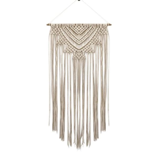 tapestries woven cotton rope macrame wall snazzy bohemian style long tassels pendant art decor boho tassel geometric pattern for home
tapestries woven cotton rope macrame wall snazzy bohemian style long tassels pendant art decor boho tassel geometric pattern for home