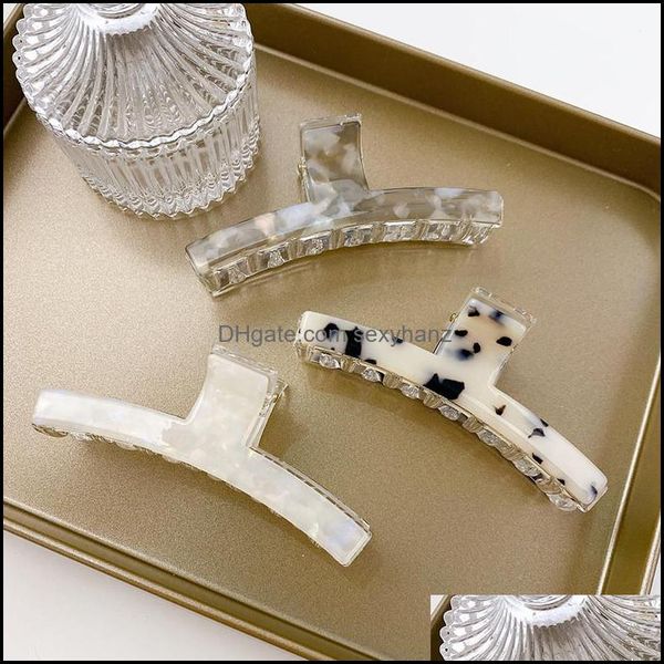 clamps hair jewelry yamog middle size t word floral korean women acetic acid scrunchies claw clips ponytail decoration blue purple hairpins, Slivery;golden
clamps hair jewelry yamog middle size t word floral korean women acetic acid scrunchies claw clips ponytail decoration blue purple hairpins, Slivery;golden