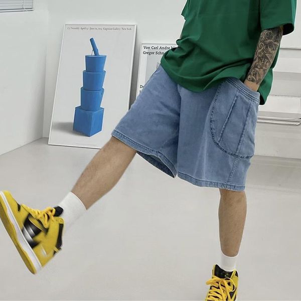 running shorts men denim vintage loose streetwear training pants short jeans fitness sports beachwear gyms clothing, Black;blue
running shorts men denim vintage loose streetwear training pants short jeans fitness sports beachwear gyms clothing, Black;blue