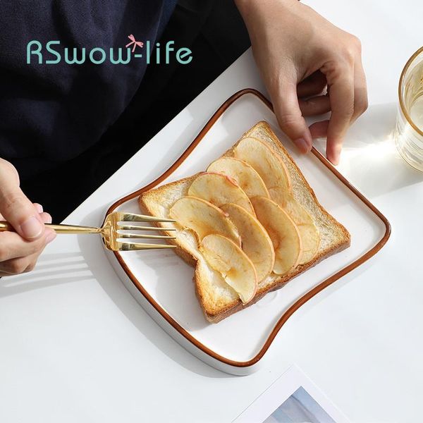 european simple plate ceramic bread creative toast home cake breakfast dessert dishes & plates
european simple plate ceramic bread creative toast home cake breakfast dessert dishes & plates