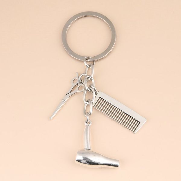 New Hairstylist Keychain Hair Salon Key Ring Hair Dryer Scissors Comb Key Chain Hairdresser Gifts For Women And Men DIY Jewelry
New Hairstylist Keychain Hair Salon Key Ring Hair Dryer Scissors Comb Key Chain Hairdresser Gifts For Women And Men DIY Jewelry