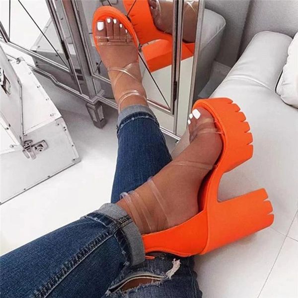 summer women's high-heeled shoes transparent chunky heels zippered sandals waterproof platform ladies streetwear, Black
summer women's high-heeled shoes transparent chunky heels zippered sandals waterproof platform ladies streetwear, Black