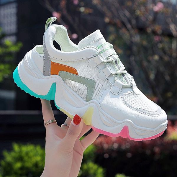 women chunky sandals platform 2021 summer brand fashion woman lace up mesh casual shoes sports female wedge gladiator sandal 5cm, Black
women chunky sandals platform 2021 summer brand fashion woman lace up mesh casual shoes sports female wedge gladiator sandal 5cm, Black