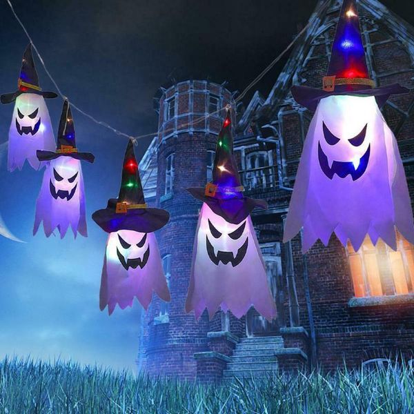 party decoration glowing halloween unique witch hat led lighted scary ghost lights hanging pendant garden home decor
party decoration glowing halloween unique witch hat led lighted scary ghost lights hanging pendant garden home decor