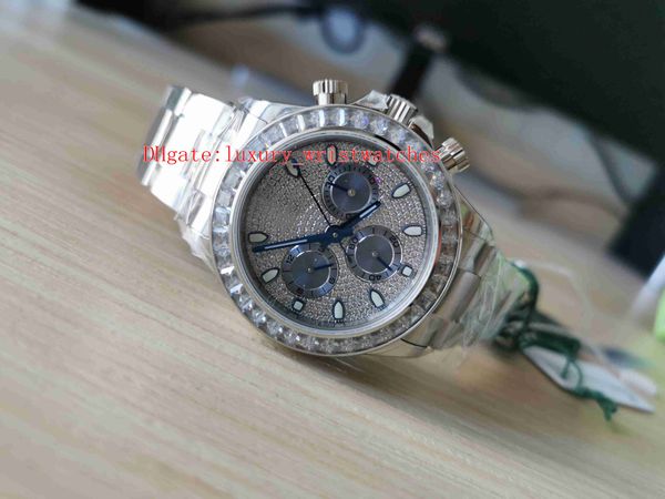 jhf men watches wristwatches cal.4130 chronograph satch 40mm 116599 full diamond beze stainless steel automatic mechanical mens watch, Slivery;brown
jhf men watches wristwatches cal.4130 chronograph satch 40mm 116599 full diamond beze stainless steel automatic mechanical mens watch, Slivery;brown
