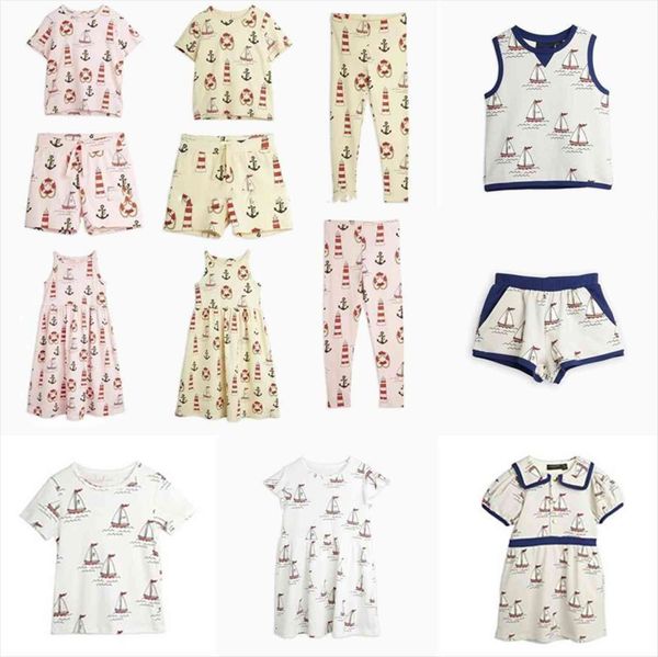 summer kids t shirts mini brand girls boys sailboat pattern pullover baby children cotton fashion outfits clothes, White
summer kids t shirts mini brand girls boys sailboat pattern pullover baby children cotton fashion outfits clothes, White
