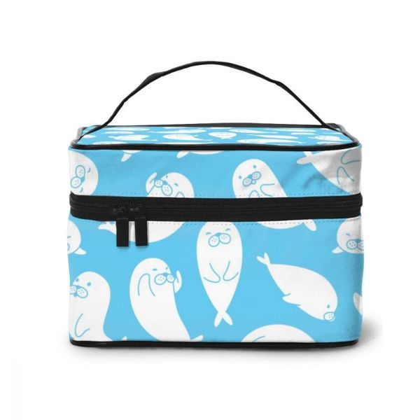 high capacity makeup bag travel cosmetic cartoon walrus sea lion bear polar beauty bags & cases
high capacity makeup bag travel cosmetic cartoon walrus sea lion bear polar beauty bags & cases