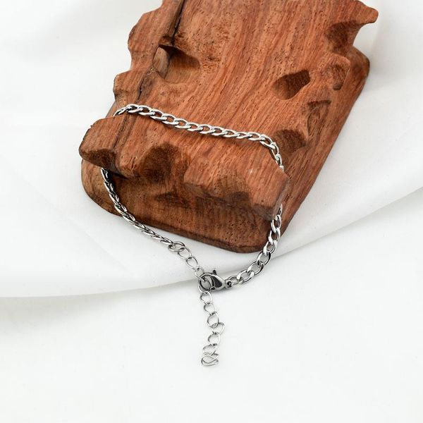 link, chain bracelet mens hip hop stainless steel charm figaro acero inoxidable joyeria mujer jewelry gifts for men accessories, Black
link, chain bracelet mens hip hop stainless steel charm figaro acero inoxidable joyeria mujer jewelry gifts for men accessories, Black