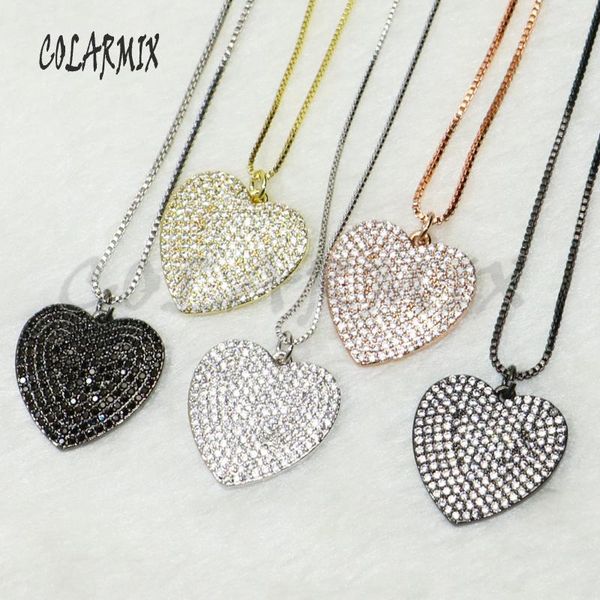 pendant necklaces 5 pieces heart crystal pendants necklace gift for valentine's day fashion accessories women 50168, Silver
pendant necklaces 5 pieces heart crystal pendants necklace gift for valentine's day fashion accessories women 50168, Silver