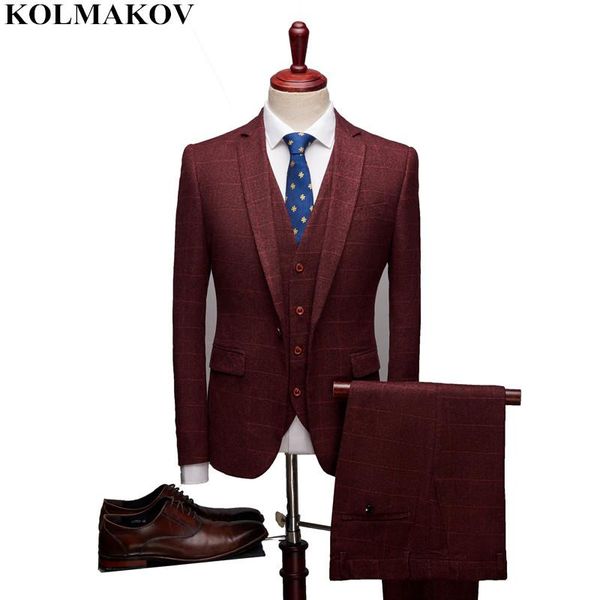 men's suits & blazers (jacket+vest+pants) 2021 men wedding dress groom slim fit s-xxxl winter thick r mens suit hombre, White;black
men's suits & blazers (jacket+vest+pants) 2021 men wedding dress groom slim fit s-xxxl winter thick r mens suit hombre, White;black