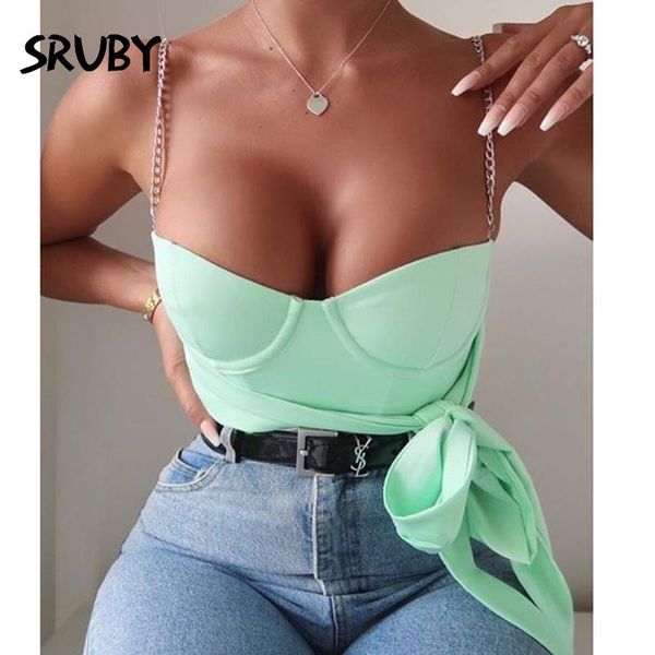women's tanks & camis dgirl chain tank spaghetti strap women strapless slim bow bandage blue vest, White
women's tanks & camis dgirl chain tank spaghetti strap women strapless slim bow bandage blue vest, White