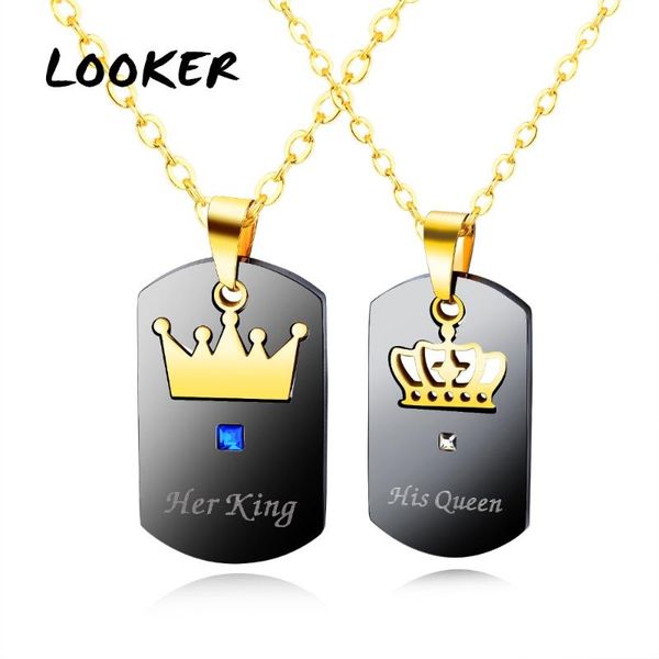pendant necklaces looker fashion crown couple shield necklace men and women stainless steel jewelry gift, Silver
pendant necklaces looker fashion crown couple shield necklace men and women stainless steel jewelry gift, Silver