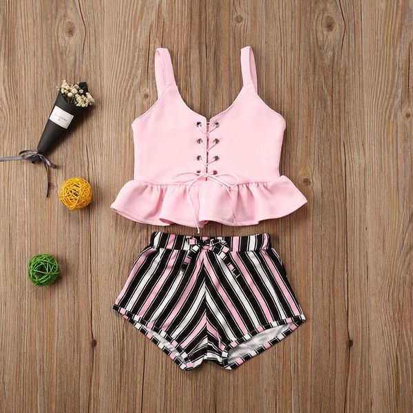 clothing sets baby girls summer clothes suits 2021 fashion kids trend belt vest and striped pants 2pcs children cute outfits, White
clothing sets baby girls summer clothes suits 2021 fashion kids trend belt vest and striped pants 2pcs children cute outfits, White