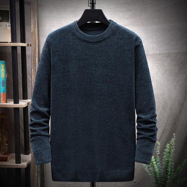 men's loose sweater, warm, large 8xl, 140kg, 7xl, autumn and winter, White;black
