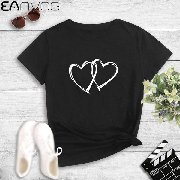 double heart print t shirt women short sleeve o neck loose t-shirt 2021 summer tee female pullover women's, White
double heart print t shirt women short sleeve o neck loose t-shirt 2021 summer tee female pullover women's, White