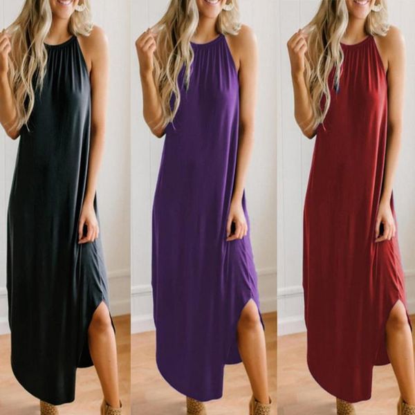 casual dresses fashion solid basic graphic sling women sleeveless halter streetwear 2021 summer harajuku loose long dress female, Black;gray
casual dresses fashion solid basic graphic sling women sleeveless halter streetwear 2021 summer harajuku loose long dress female, Black;gray