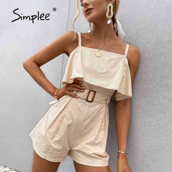 elegant beige cotton spaghetti strap women casual summer high waist lace-up playsuits sleeveless romper 210414, Black;white
elegant beige cotton spaghetti strap women casual summer high waist lace-up playsuits sleeveless romper 210414, Black;white