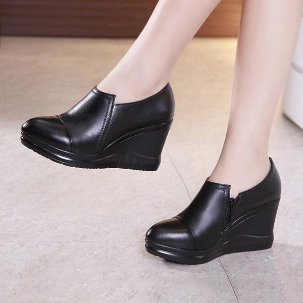 dress shoes gktinoo 2021 spring genuine leather women pumps platform wedges pointed toes deep-mouth black high heels
dress shoes gktinoo 2021 spring genuine leather women pumps platform wedges pointed toes deep-mouth black high heels