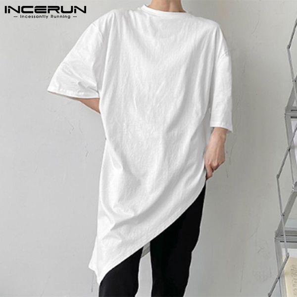 men's t-shirts fashion men irregular t shirt streetwear solid color crew neck half sleeve long style tee 2021 casual mens clothing inc, White;black
men's t-shirts fashion men irregular t shirt streetwear solid color crew neck half sleeve long style tee 2021 casual mens clothing inc, White;black