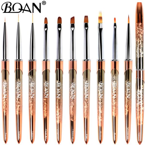 nail brushes bqan 10pc pattern rose gold art brush diamond gradient line painting nails crystal acrylic liner drawing, Yellow
nail brushes bqan 10pc pattern rose gold art brush diamond gradient line painting nails crystal acrylic liner drawing, Yellow