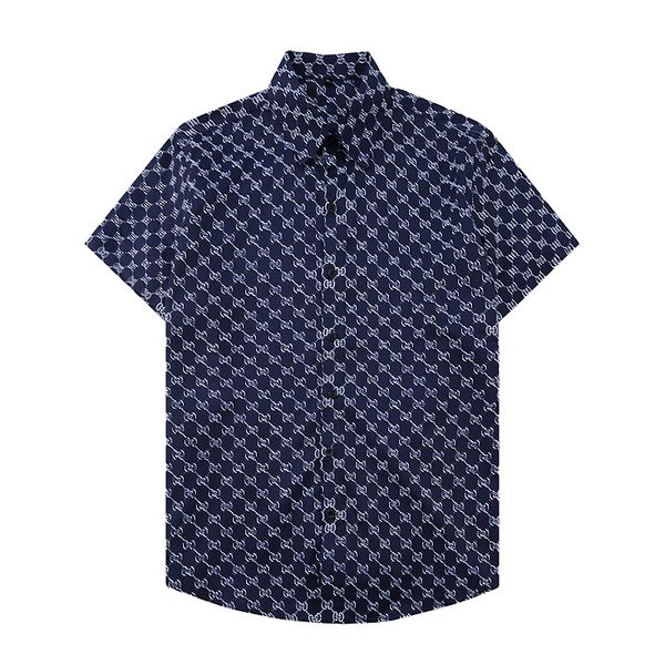 men's shirt new summer short-sleeved classic printed polo shirt hip-hop business fashion t-shirt cotton jacquard letter 2g paris trend, White;black 
men's shirt new summer short-sleeved classic printed polo shirt hip-hop business fashion t-shirt cotton jacquard letter 2g paris trend, White;black