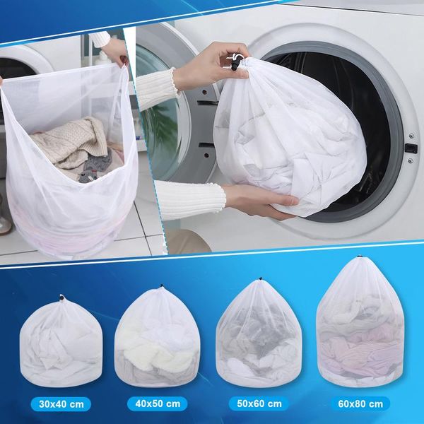 laundry bags mesh drawstring net saver washing pouch strong machine thicken bag bra pack #gm
laundry bags mesh drawstring net saver washing pouch strong machine thicken bag bra pack #gm