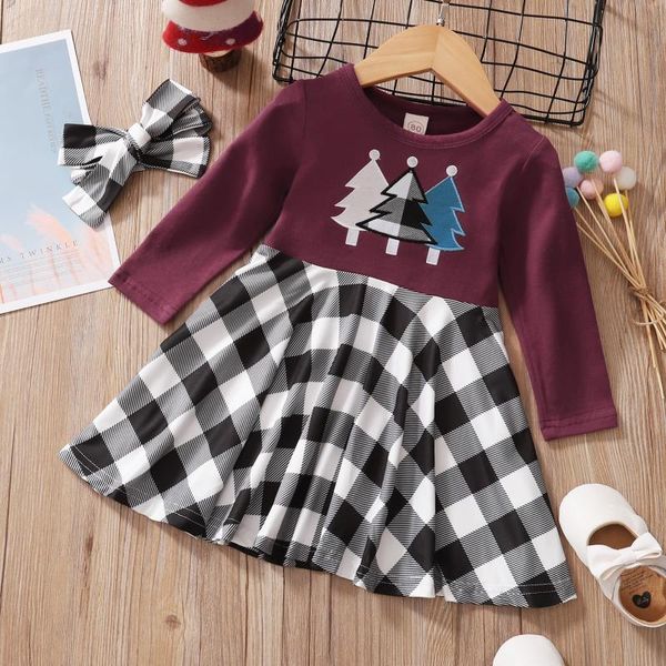 girl's dresses 2pcs kids christmas clothes set xmas tree plaid o-neck long sleeves loose dress + hairband for girls, 9 months to 4 year, Red;yellow
girl's dresses 2pcs kids christmas clothes set xmas tree plaid o-neck long sleeves loose dress + hairband for girls, 9 months to 4 year, Red;yellow