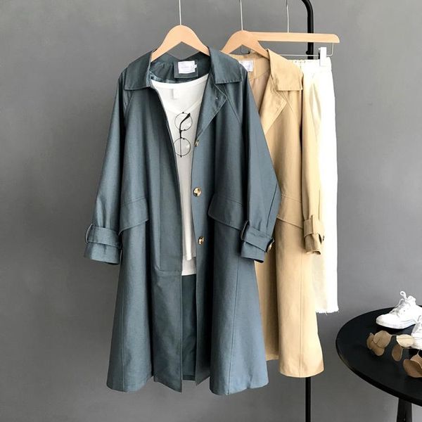 women's trench coats 2021 autumn winter casual coat oversize single breasted fashion windbreaker outwear loose clothing tr9, Tan;black
women's trench coats 2021 autumn winter casual coat oversize single breasted fashion windbreaker outwear loose clothing tr9, Tan;black