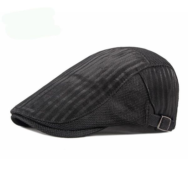 berets summer mesh hats for men breathable herringbone flat peaked caps women golf driving net sun cap sboy hat adjustable, Blue;gray
berets summer mesh hats for men breathable herringbone flat peaked caps women golf driving net sun cap sboy hat adjustable, Blue;gray