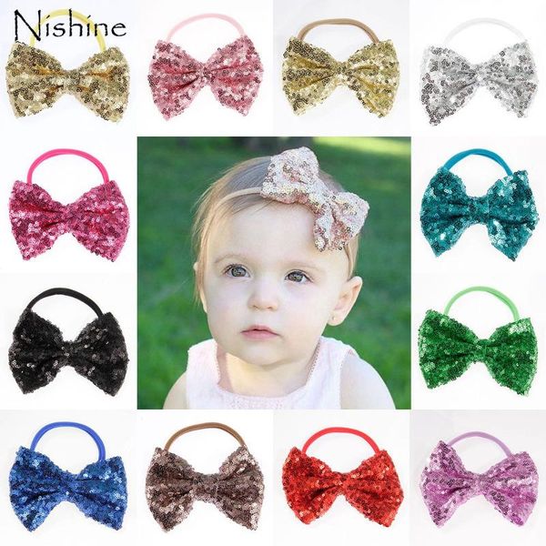 hair accessories nishine bling glitter sequin bow knot headband girl chic khaki nylon headwear cute gift, Slivery;white
hair accessories nishine bling glitter sequin bow knot headband girl chic khaki nylon headwear cute gift, Slivery;white