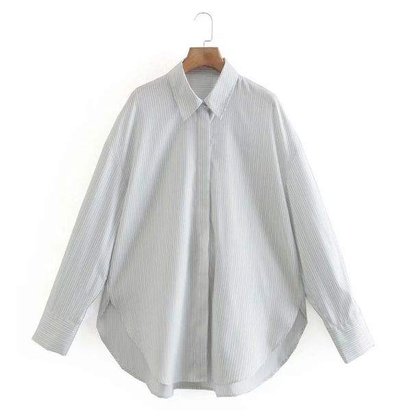 fashion women turndown collar striped loose shirt female long sleeve blouse office lady blusas s8582 210430, White
fashion women turndown collar striped loose shirt female long sleeve blouse office lady blusas s8582 210430, White