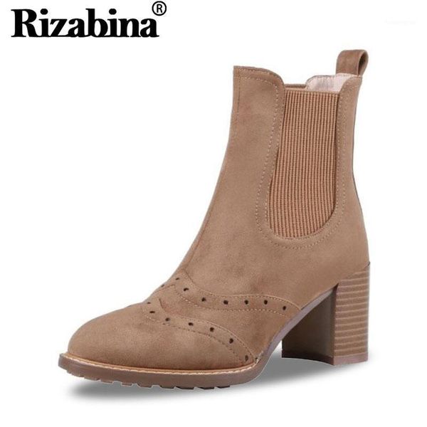 boots rizabina winter warm real leather women ankle square heel shoes round toe solid color outdoor footwear size 34-401, Black
boots rizabina winter warm real leather women ankle square heel shoes round toe solid color outdoor footwear size 34-401, Black