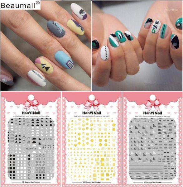 fashion patterns nails art manicure back glue decal decorations design nail sticker for tips beauty1, Black
fashion patterns nails art manicure back glue decal decorations design nail sticker for tips beauty1, Black
