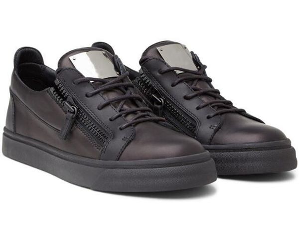 italy luxe casual shoes zipper mens and women low flat shoes genuine leather mens shoes sneakers trainers, Black
italy luxe casual shoes zipper mens and women low flat shoes genuine leather mens shoes sneakers trainers, Black