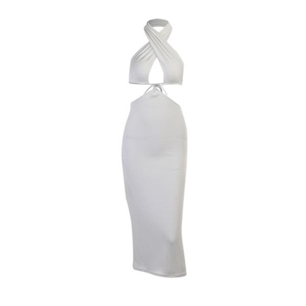 casual dresses hirigin 2021 women close-fitting hollow out dress solid color halter neck backless formal fashionable clothes, Black;gray
casual dresses hirigin 2021 women close-fitting hollow out dress solid color halter neck backless formal fashionable clothes, Black;gray