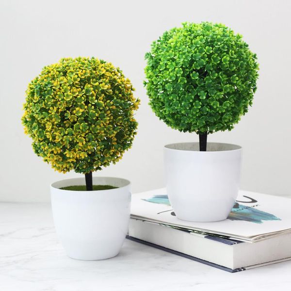 artificial green potted plant simulation flocking bonsai fake flower grass ball for home decorations ornaments gifts decorative flowers & wr
artificial green potted plant simulation flocking bonsai fake flower grass ball for home decorations ornaments gifts decorative flowers & wr