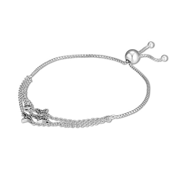 link, chain twinkle star bracelets 100% 925 sterling-silver-jewelry with clear cz, Black
link, chain twinkle star bracelets 100% 925 sterling-silver-jewelry with clear cz, Black
