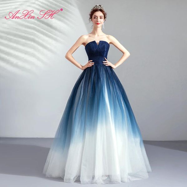 party dresses iaxjfu princess blue and white lace evening dress vintage strapless sleeveless luxury 9611, White;black
party dresses iaxjfu princess blue and white lace evening dress vintage strapless sleeveless luxury 9611, White;black