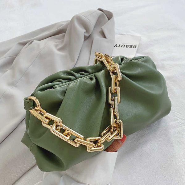 2021 day ctch thick gold chains dumpling clip purse bag women cloud underarm shoulder pleated uette pouch totes handbag
2021 day ctch thick gold chains dumpling clip purse bag women cloud underarm shoulder pleated uette pouch totes handbag