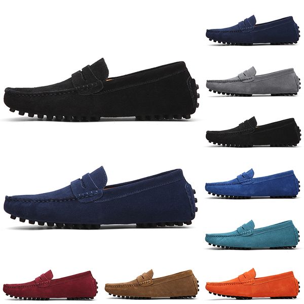 fashion non-brand men dress suede shoes black light blue wine red gray orange green brown mens slip on lazy leather shoe eur 38-45
fashion non-brand men dress suede shoes black light blue wine red gray orange green brown mens slip on lazy leather shoe eur 38-45