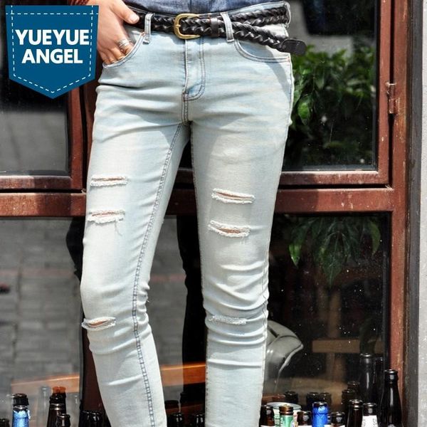 hole ripped light blue mens denim pants fashion stretch shinny cowboy trousers korean brand casual pencil streetwear men's jeans
hole ripped light blue mens denim pants fashion stretch shinny cowboy trousers korean brand casual pencil streetwear men's jeans