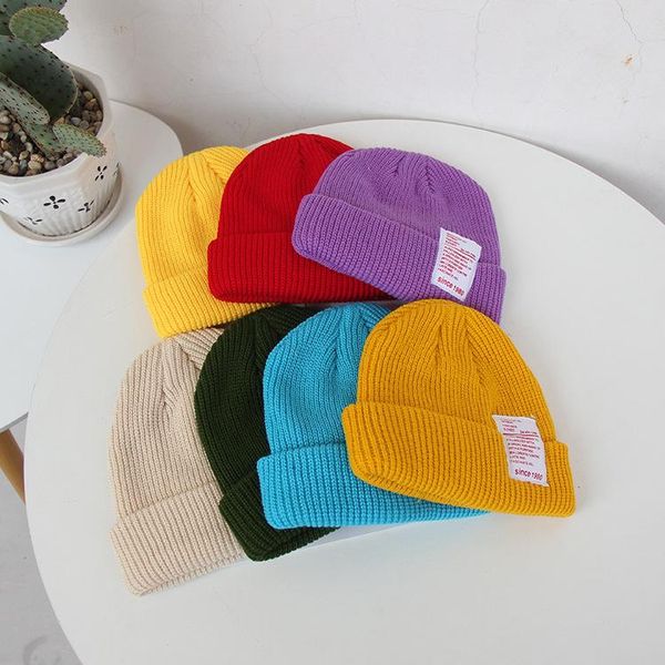 beanies autumn winter knitted hat parent-child wild cy color slipover woolen cap men women cloth label skullcap
beanies autumn winter knitted hat parent-child wild cy color slipover woolen cap men women cloth label skullcap