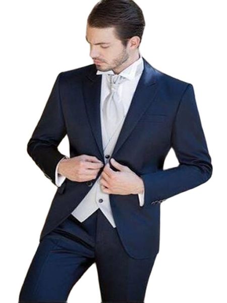 men's suits & blazers male (jacket + trousers vest) groom's blue tuxedo husband's marriage/dinner man's, White;black
men's suits & blazers male (jacket + trousers vest) groom's blue tuxedo husband's marriage/dinner man's, White;black
