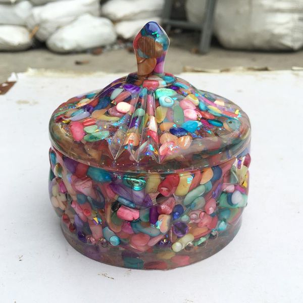 decorative objects & figurines 1pc natural crystal quartz crushed stone resin cured apex cover storage box home living room art deco decorat
decorative objects & figurines 1pc natural crystal quartz crushed stone resin cured apex cover storage box home living room art deco decorat