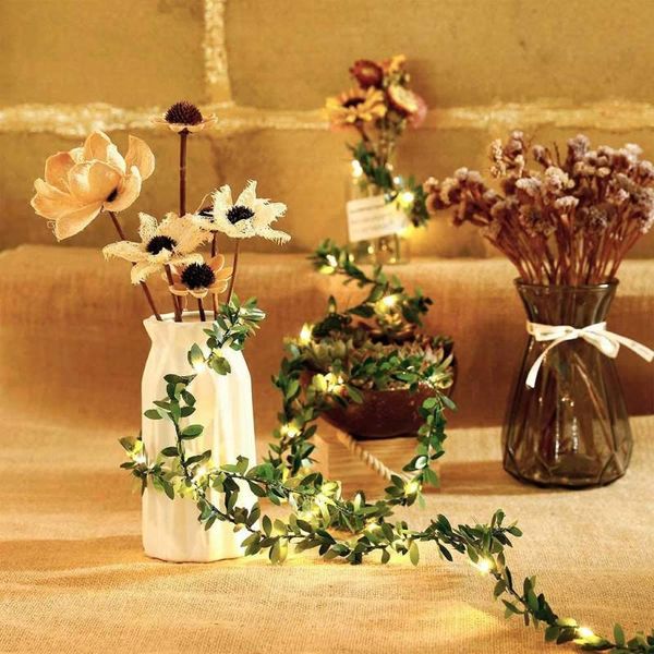 strings 2m/3m/5m/10m green leaf garland string lights led flexible copper wire artificial vine wedding party christmas decor
strings 2m/3m/5m/10m green leaf garland string lights led flexible copper wire artificial vine wedding party christmas decor