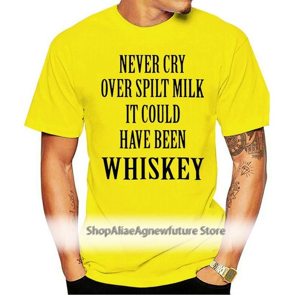 men's t-shirts men t shirt never cry over split milk it could have been whiskey women, White;black
men's t-shirts men t shirt never cry over split milk it could have been whiskey women, White;black