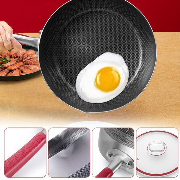 pans 316 stainless steel frying pan wok healthy non-stick general use for gas and induction cooker deepened cooking saucepan 26cm
pans 316 stainless steel frying pan wok healthy non-stick general use for gas and induction cooker deepened cooking saucepan 26cm