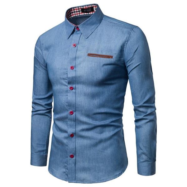 trend desgin denim shirts men casual fashion long-sleeve blue vintage streetwear man cowboy blouse male cardigan men's, White;black
trend desgin denim shirts men casual fashion long-sleeve blue vintage streetwear man cowboy blouse male cardigan men's, White;black