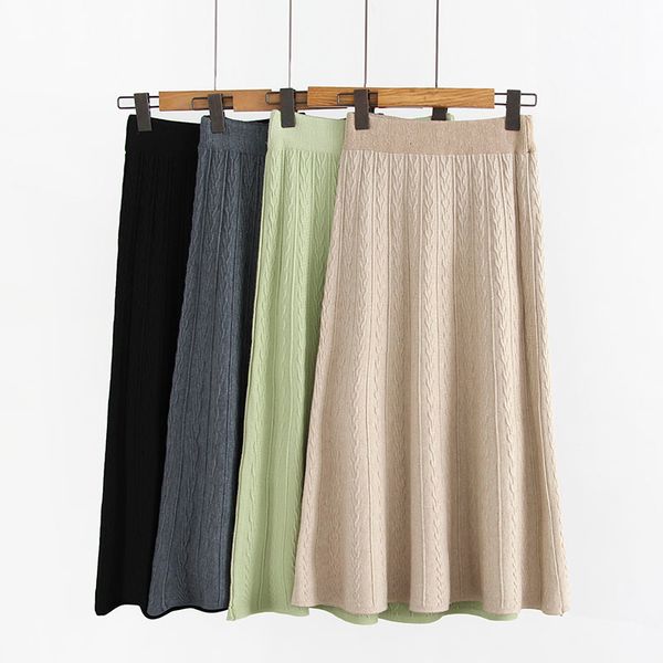 casual dresses autumn twist knitted long pleated skirt thick wool blend a-line swing full skirts green gray khaki kti9, Black;gray
casual dresses autumn twist knitted long pleated skirt thick wool blend a-line swing full skirts green gray khaki kti9, Black;gray